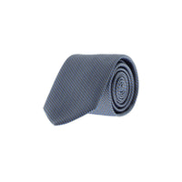 Blue Micro-Patterned Tie