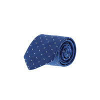 Blue Patterned Tie