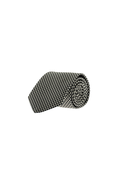 Medium Brown Patterned Tie