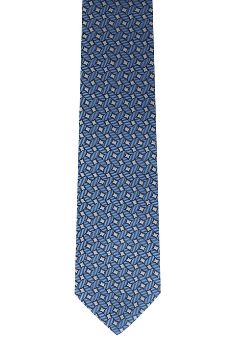 Light Blue Patterned Tie