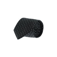 Black Patterned Tie