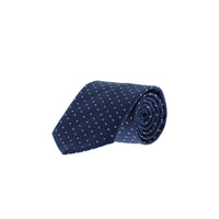 Navy Patterned Tie