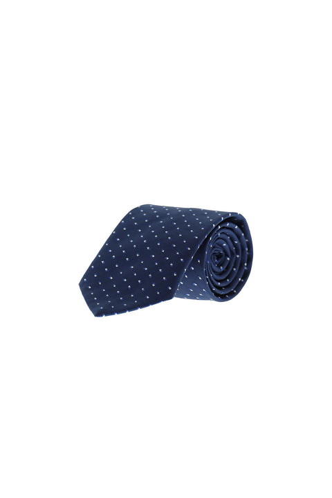 Navy Patterned Tie