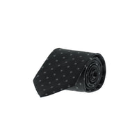 Black Patterned Tie