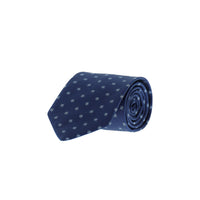 Navy Patterned Tie