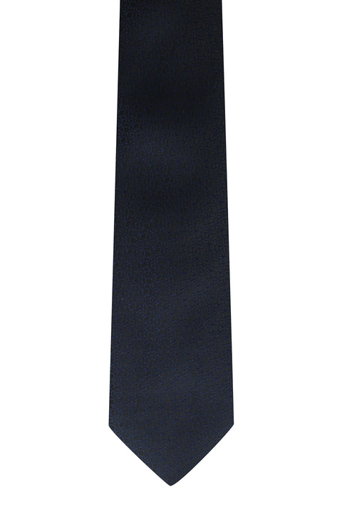 Black Patterned Tie