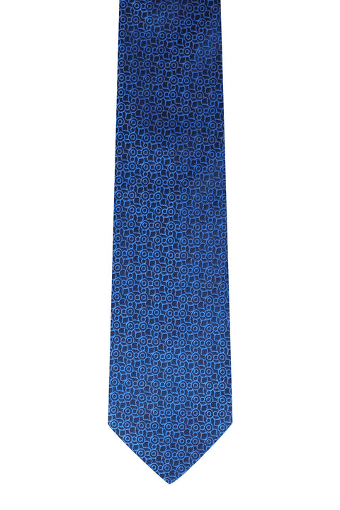 Blue Patterned Tie