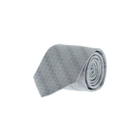 Light Grey Patterned Tie