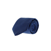 Dark Navy Patterned Tie