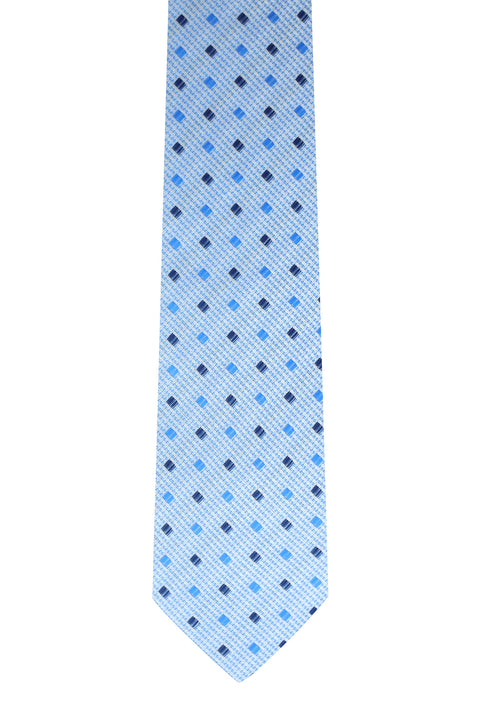 Light Blue Patterned Tie