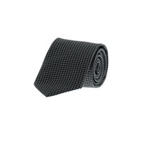 Medium Anthracite Patterned Tie