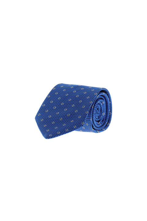 Blue Patterned Tie