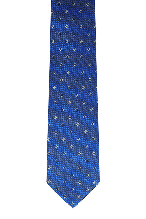 Blue Patterned Tie