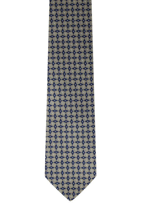 Medium Beige Patterned Tie