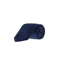 Medium Navy Patterned Tie