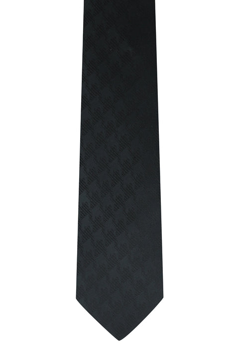 Black Patterned Tie