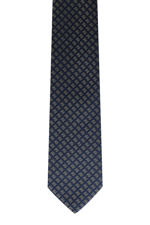 Dark Brown Patterned Tie
