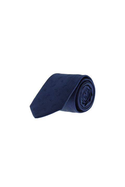 Dark Navy Shawl Pattern Tie