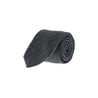 Medium Anthracite Striped Tie