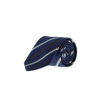 Dark Navy Striped Tie