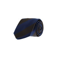Dark Navy Striped Tie