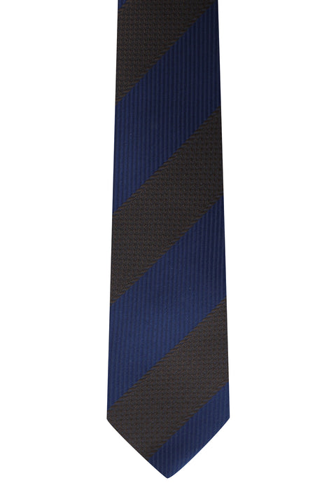 Dark Navy Striped Tie