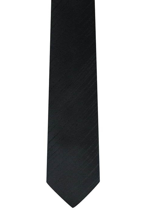 Black Striped Tie