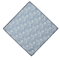 Light Blue Patterned Handkerchief