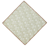 Light Beige Patterned Handkerchief