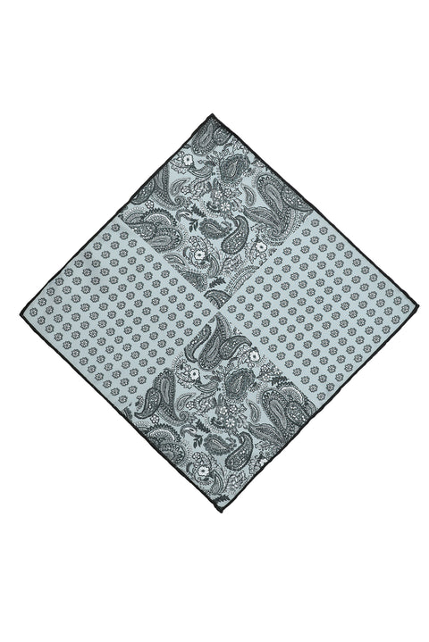 Medium Grey Patterned Handkerchief