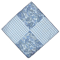 Light Blue Patterned Handkerchief