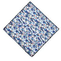 Light Blue Patterned Handkerchief