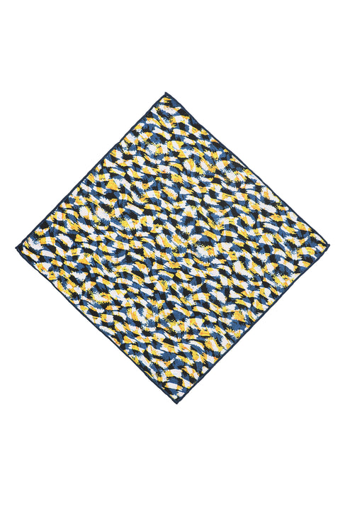 Medium Orange Patterned Handkerchief