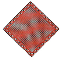 Flag Red Patterned Handkerchief