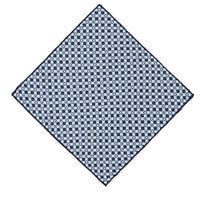 Light Blue Patterned Handkerchief