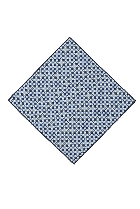 Light Blue Patterned Handkerchief