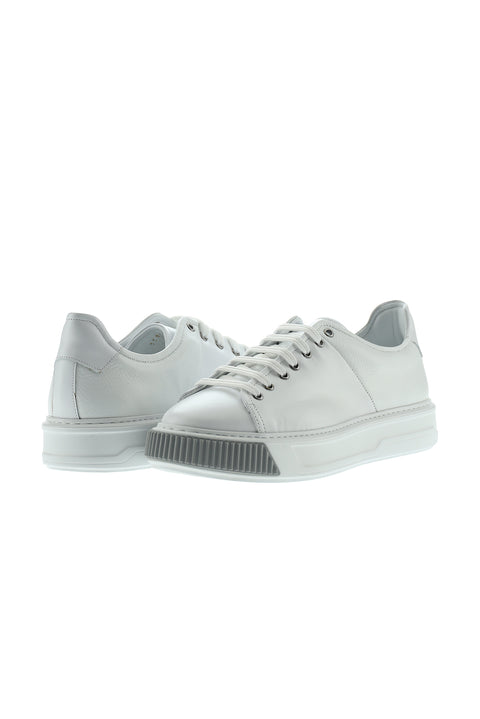 Beyaz Sneaker Deri Ayakkabı