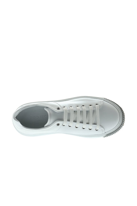 Beyaz Sneaker Deri Ayakkabı
