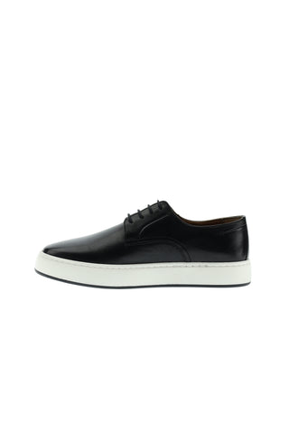  Siyah Techno-Line Sneaker Deri Ayakkabı