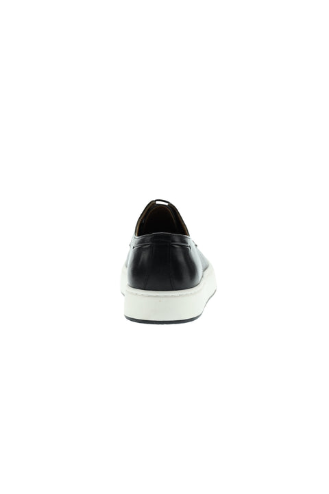 Siyah Techno-Line Sneaker Deri Ayakkabı
