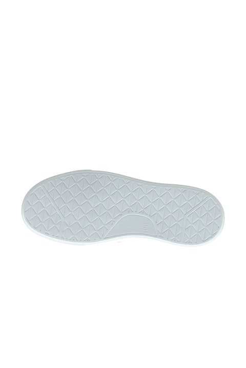Medium Grey Techno-Line Leather Sneaker Shoes
