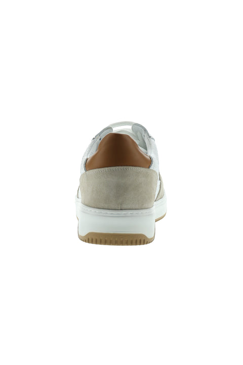 Medium Beige Leather Sneaker Shoes