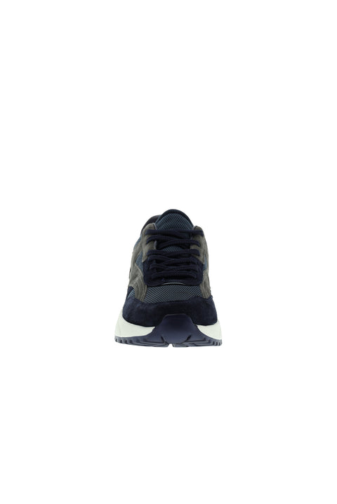 Lacivert Süet Deri Günlük Nefes Alabilen Spor Ayakkabı Sneaker