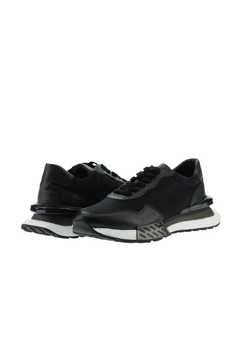 Black Techno-Line Sneakers