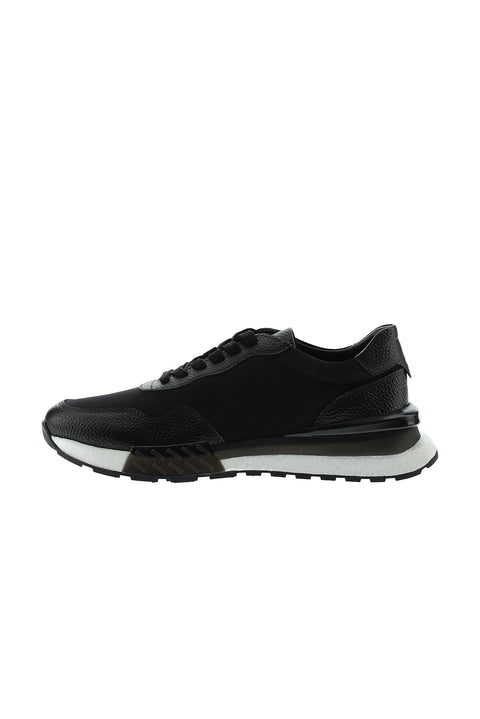 Black Techno-Line Sneakers