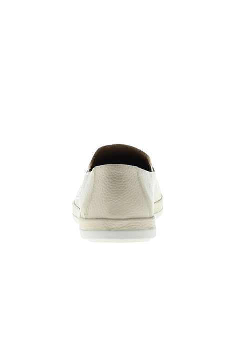 Medium Beige Casual Leather Loafer Shoes