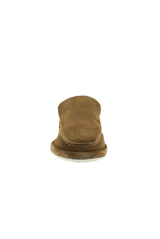  Taba Süet Casual Loafer Deri Ayakkabı