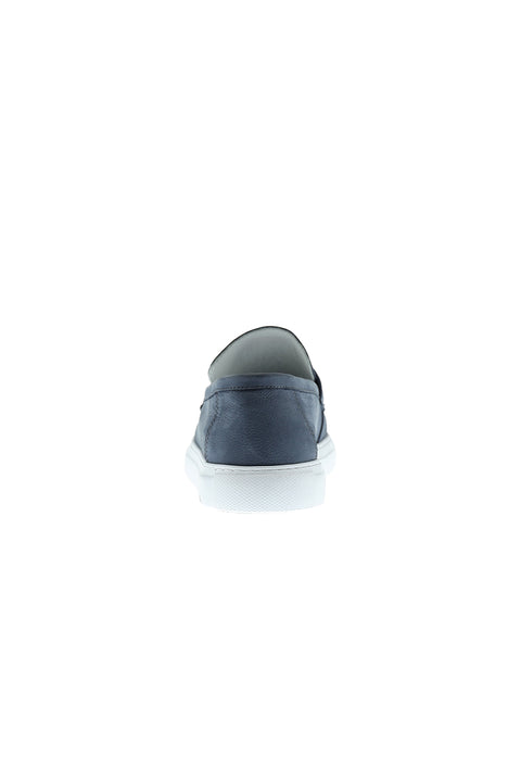 Blue Casual Nubuck Leather Shoes