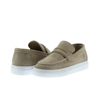 Medium Beige Casual Nubuck Leather Shoes