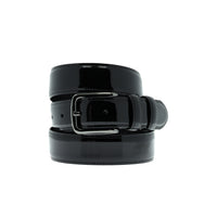 Black Classic Patent Leather Belt